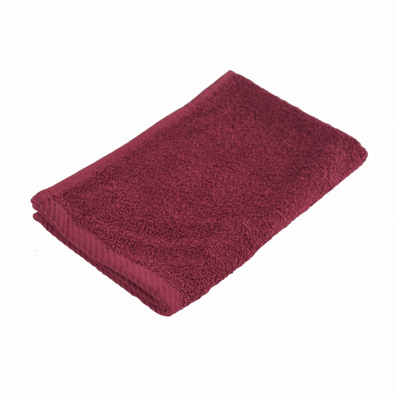 Рушник махровий для ніг GM Textile 30х50см 400г/м2 (Бордовий)
